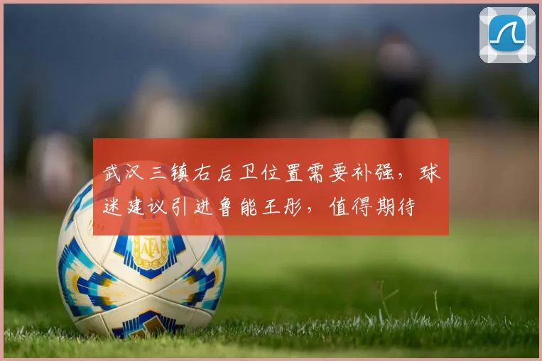 武汉三镇右后卫位置需要补强，球迷建议引进鲁能王彤，值得期待